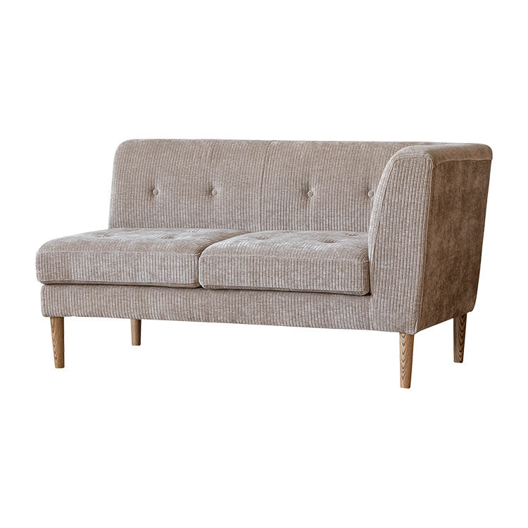 グレスソファ 2人掛け左肘 木脚