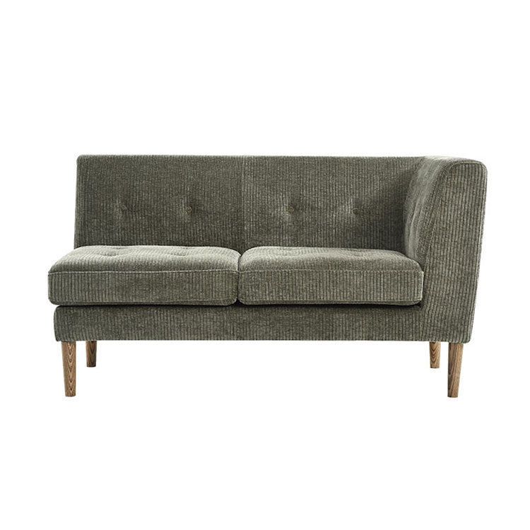 グレスソファ 2人掛け左肘 木脚