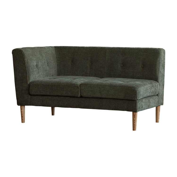 グレスソファ 2人掛け右肘 木脚