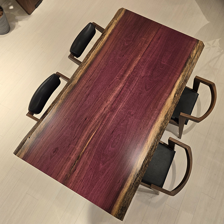 ハギ天板　パープルハート　323-1/2-2-1+2-2　(W180cm)