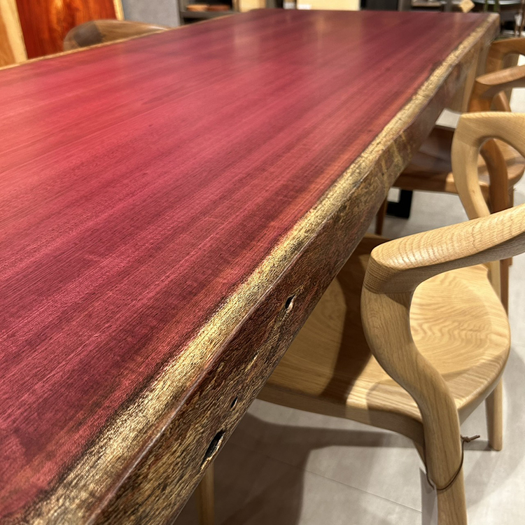 一枚板　パープルハート　323-1/2-6-1　(W210cm)