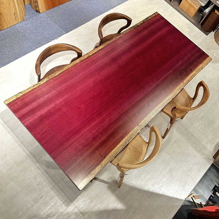 一枚板　パープルハート　323-1/2-10-2　(W210cm)