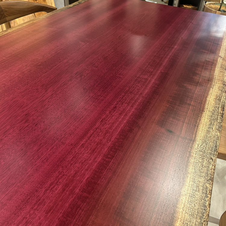 一枚板　パープルハート　323-1/2-10-2　(W210cm)