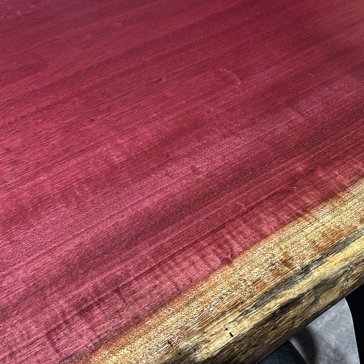 一枚板　パープルハート　323-1/2-11-1　(W200cm)