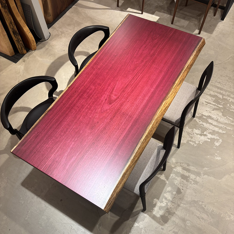 一枚板　パープルハート　321-1/3-4-1　(W160cm)