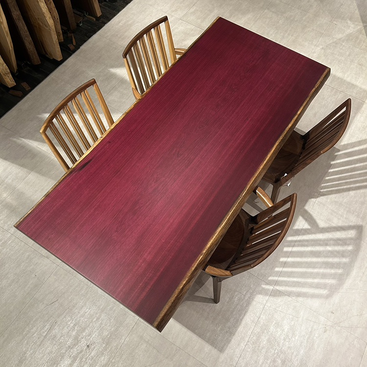 一枚板　パープルハート　321-1/3-5-1　(W180cm)