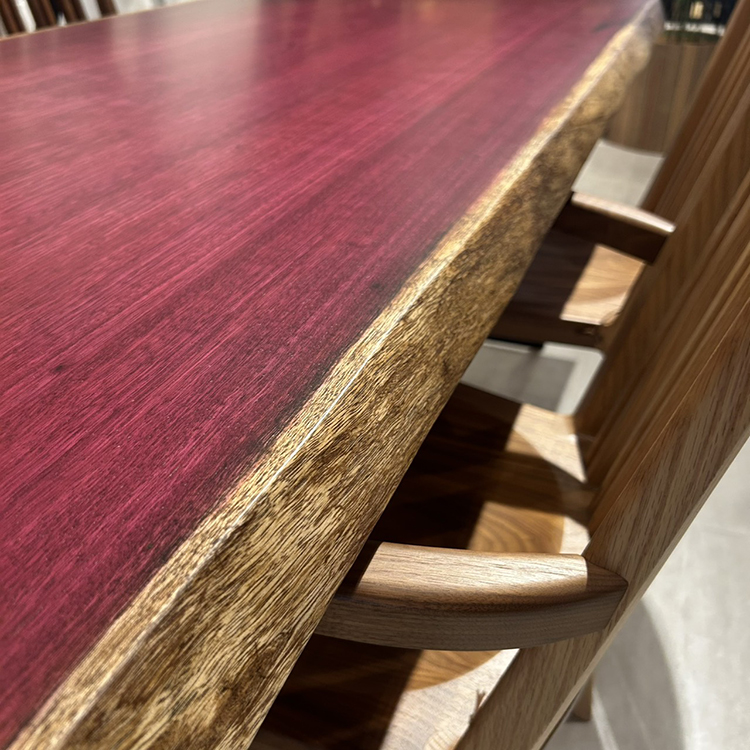 一枚板　パープルハート　321-1/3-5-1　(W180cm)