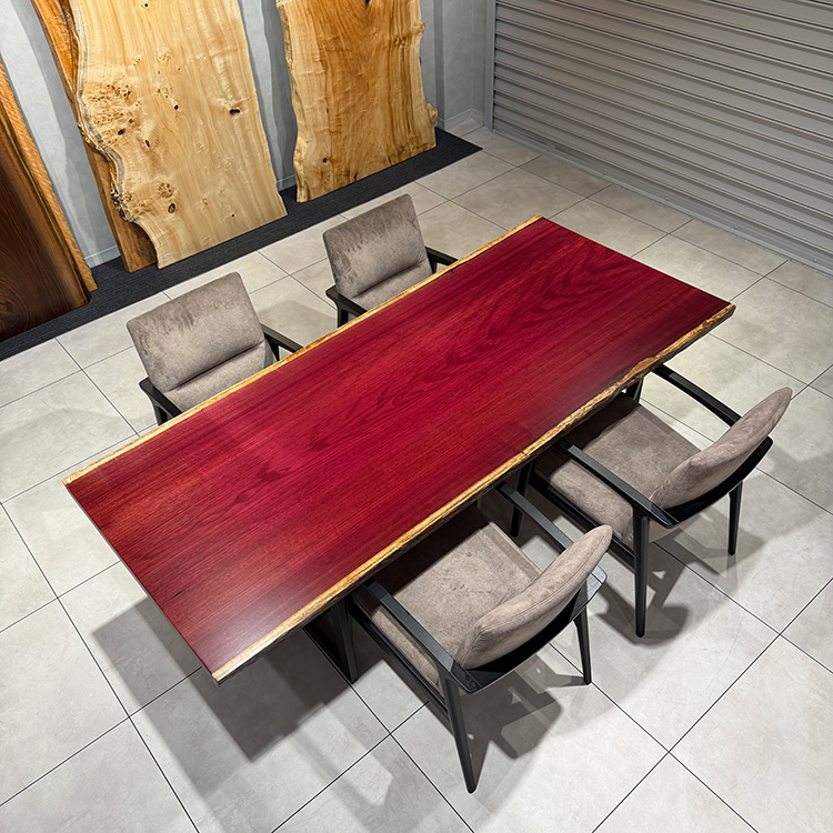 一枚板　パープルハート　321-1/3-11-2　(W220cm)