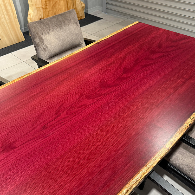 一枚板　パープルハート　321-1/3-11-2　(W220cm)