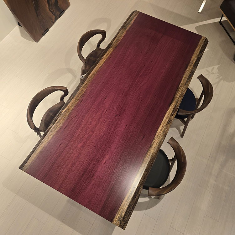 ハギ天板　パープルハート　321-1/3-14-1+14-2　(W220cm)