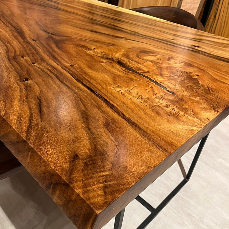 一枚板　モンキーポッド(杢)　298-4-3　(W210cm)