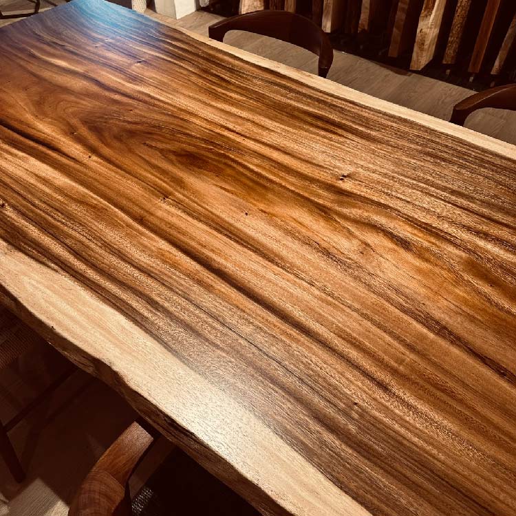 【SOLD OUT】一枚板　モンキーポッド　298-14-1　(W240cm)