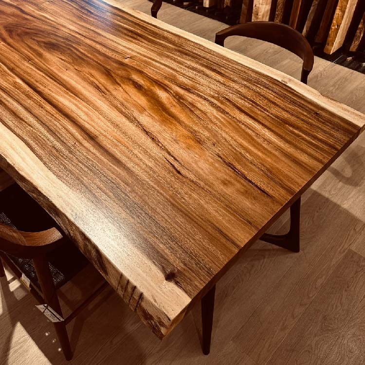 【SOLD OUT】一枚板　モンキーポッド　298-14-1　(W240cm)