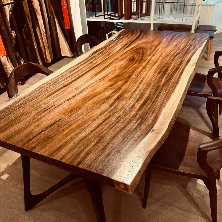 【SOLD OUT】一枚板　モンキーポッド　298-14-1　(W240cm)