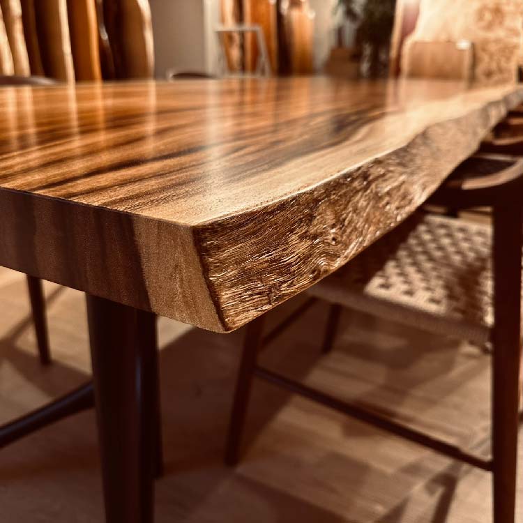 【SOLD OUT】一枚板　モンキーポッド　298-14-1　(W240cm)