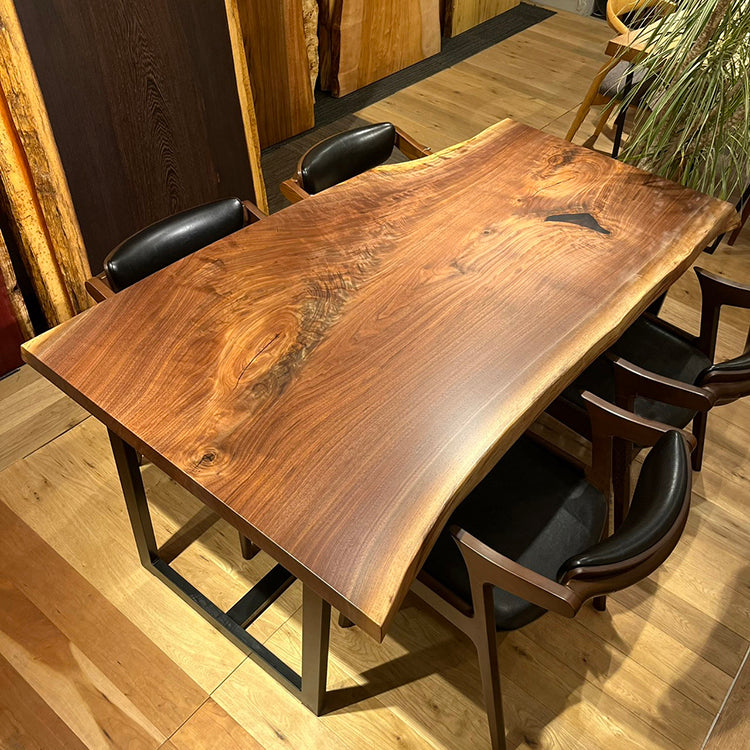 【SOLD OUT】一枚板　ウォールナット(杢)　1922-7　(W160cm)