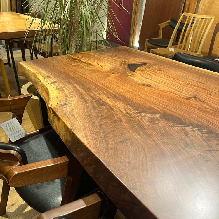 【SOLD OUT】一枚板　ウォールナット(杢)　1922-7　(W160cm)