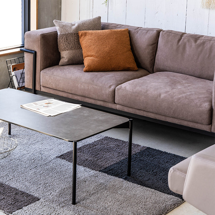 ボトックスソファ 3人掛け スエード カリブー[tok]