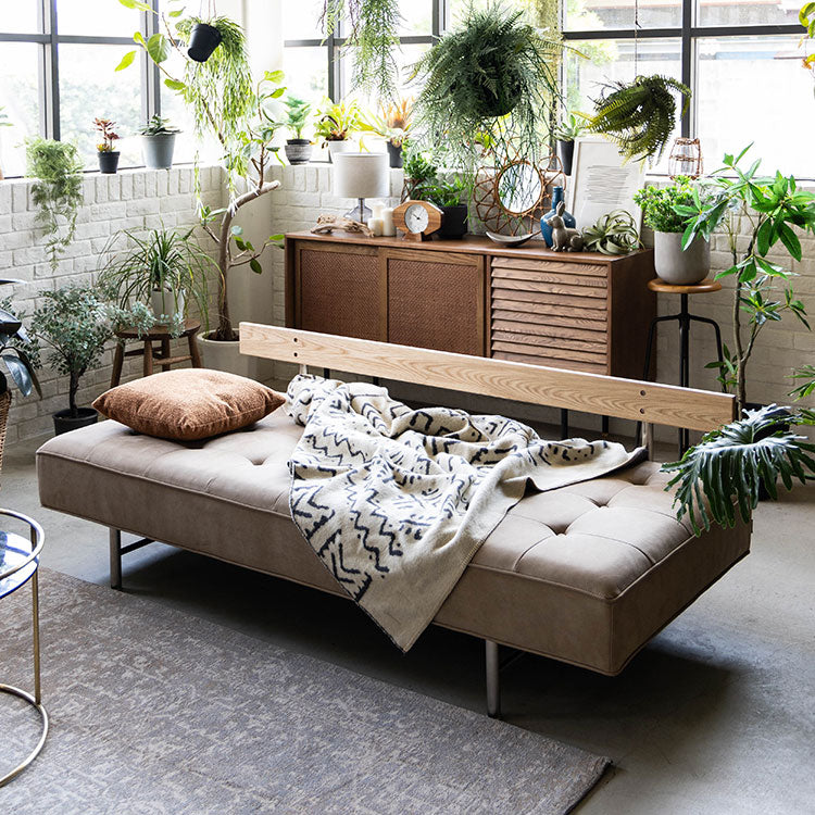 ハーマンソファ 3人掛け スエードサンド