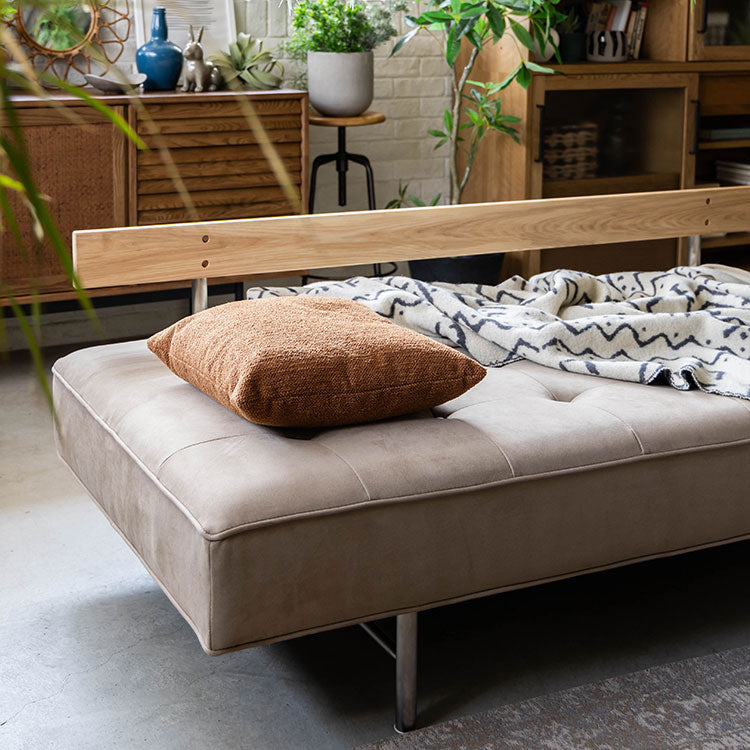 ハーマンソファ 3人掛け スエードサンド