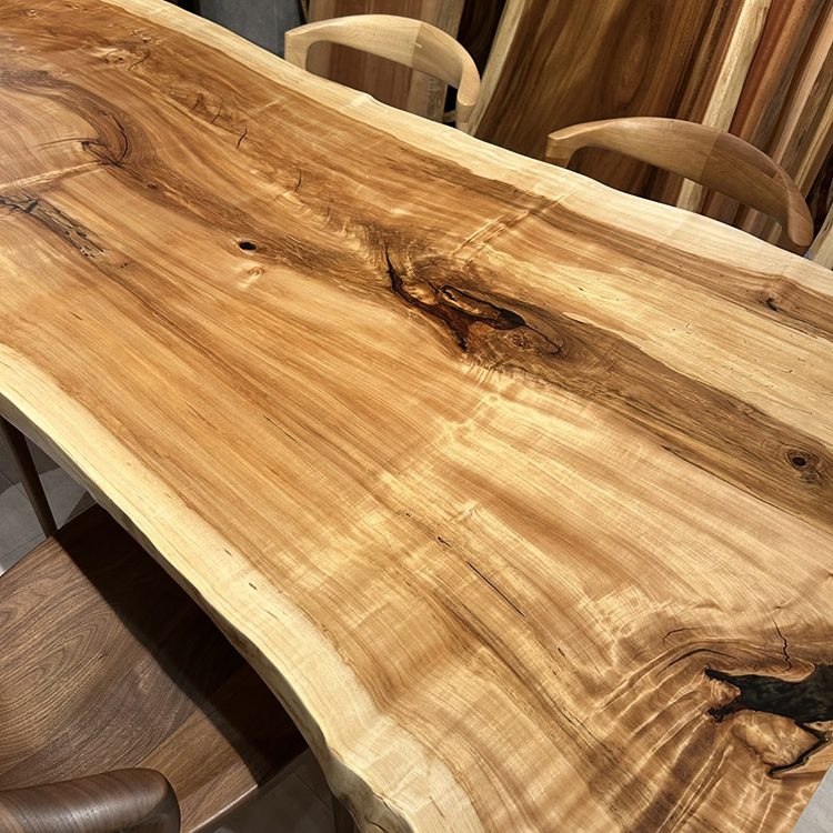 一枚板　トチ / 栃(杢)　1058-12　(W210cm)