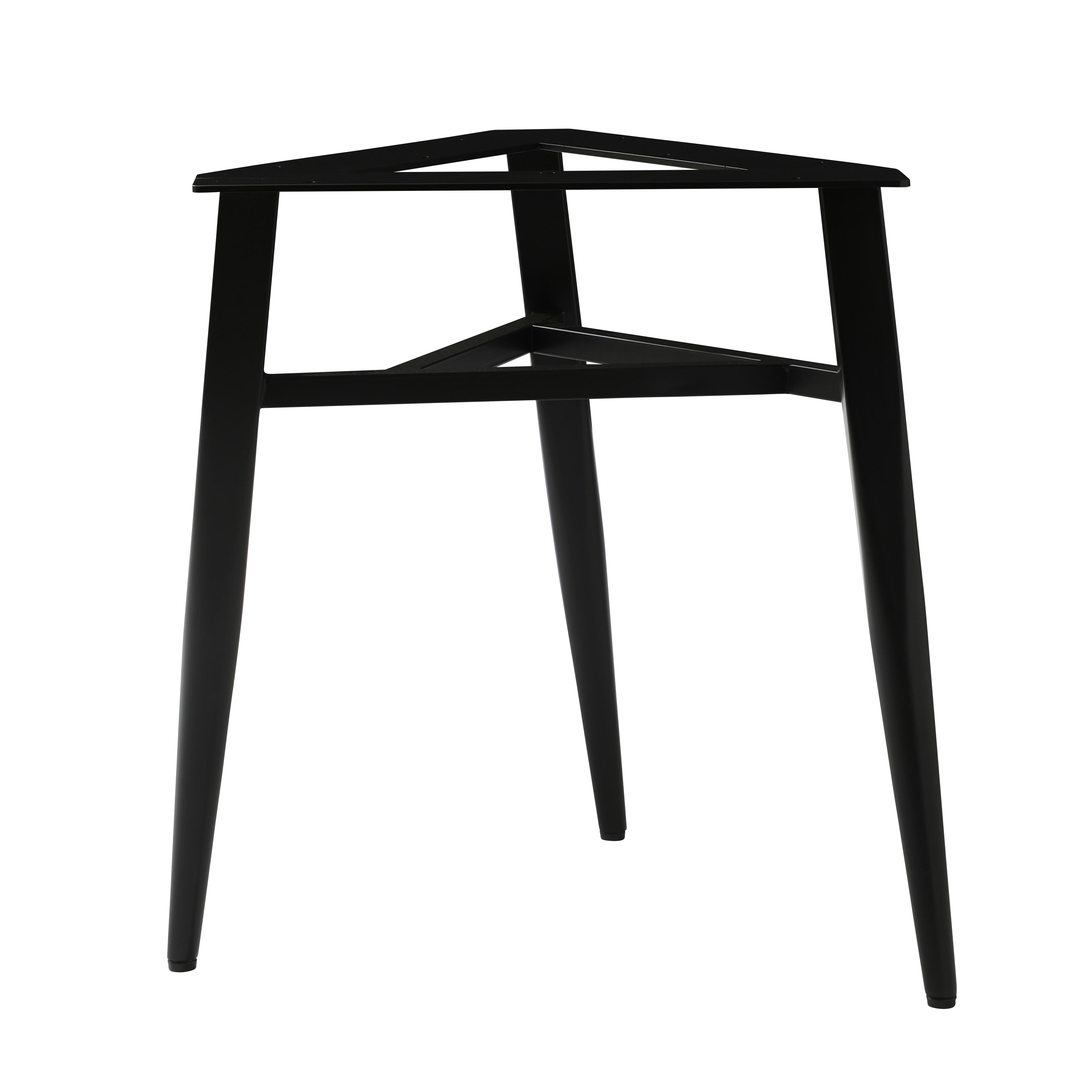 【ダイニング用】ガネシア　スチール脚　ブラック ※2本1組