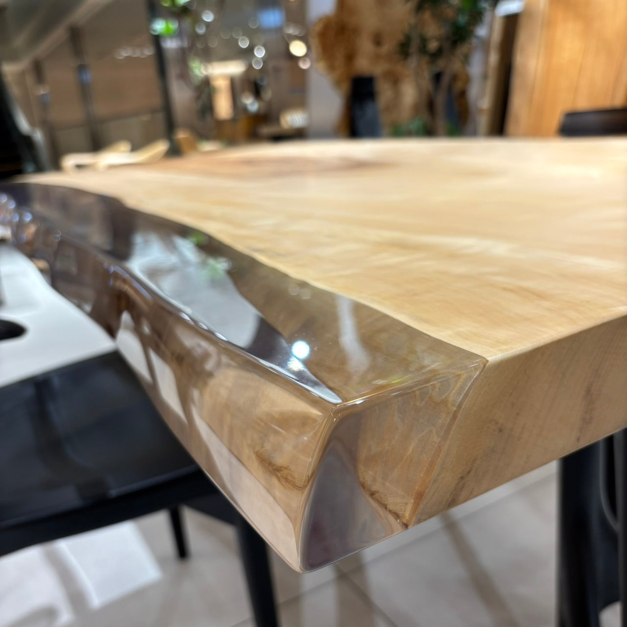 RESIN　トチ / 栃(杢)　1013-8　(W150cm)