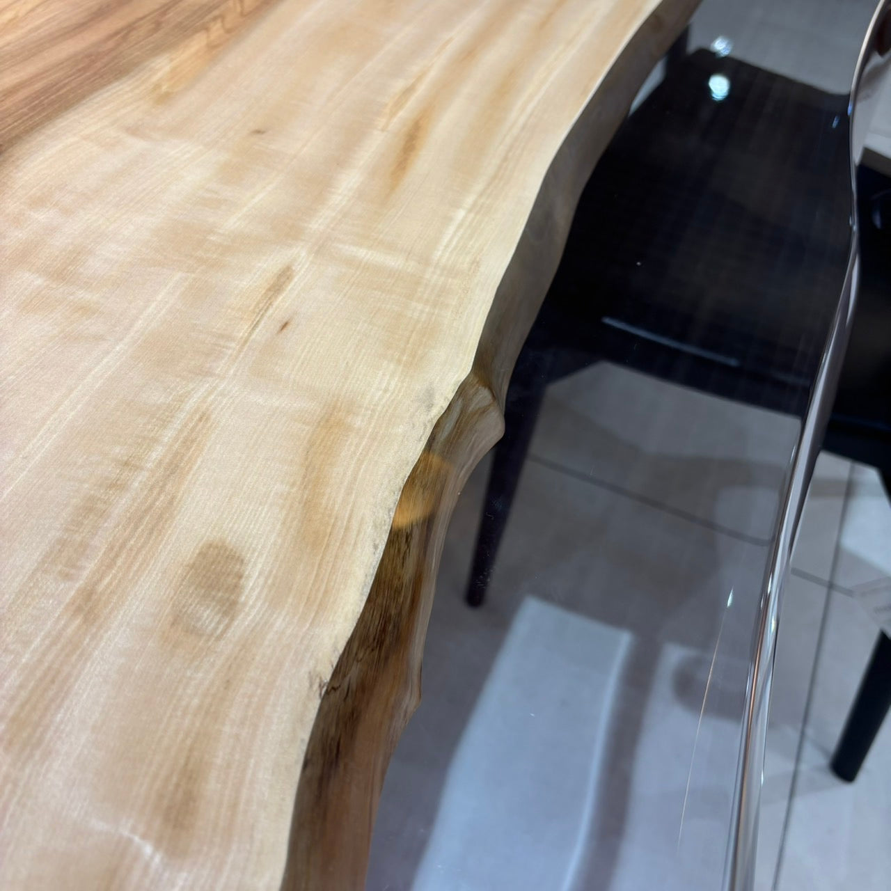 RESIN　トチ / 栃(杢)　1013-8　(W150cm)