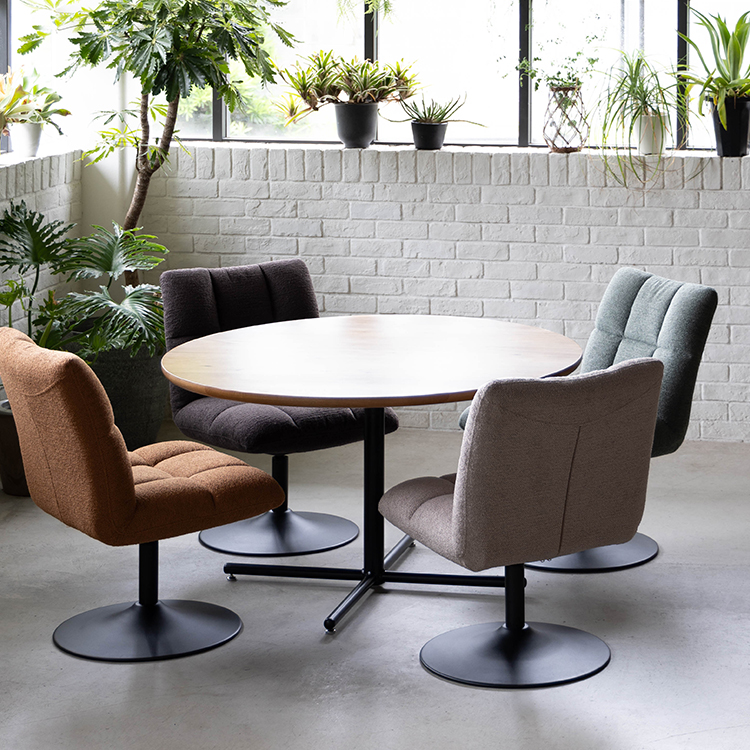 クリープ ダイニングテーブル 120cm 丸型