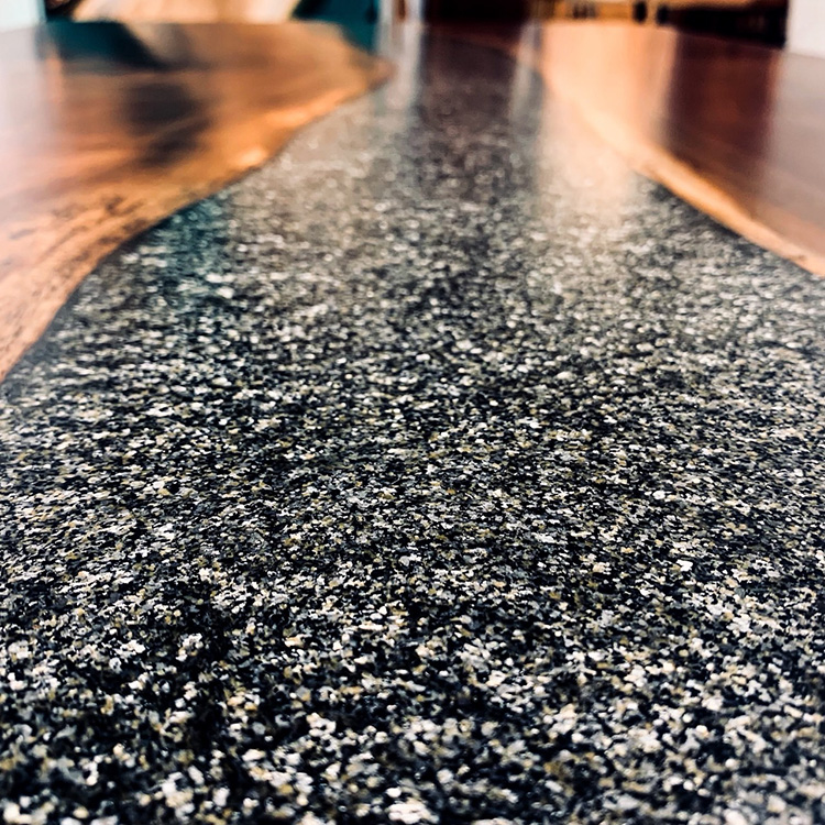 Granite　ウォールナット(杢)　1942-8+142-14　(W200cm)