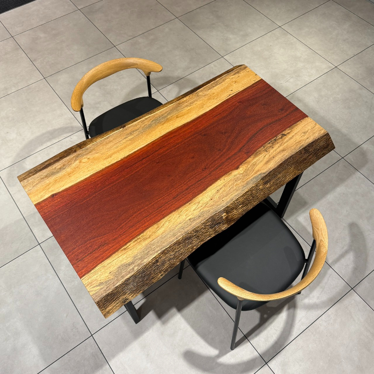 一枚板テーブル　パドック　303-2-3　(W120cm)