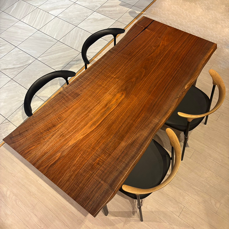 一枚板　ウォールナット　GZZ-154457-6　(W160cm)