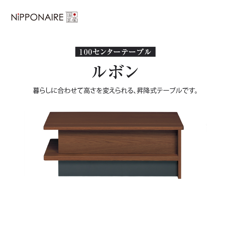 【OUTLET】ルボン センターテーブル ブラウン