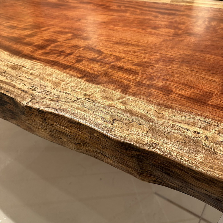 一枚板　ブビンガ(杢)　59-14-1　(W180cm)