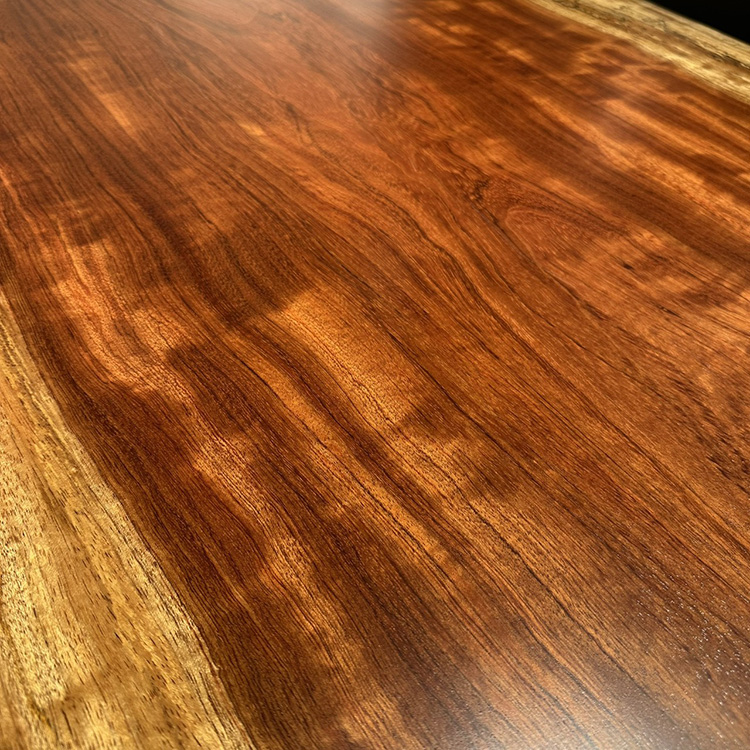 一枚板　ブビンガ(杢)　59-14-1　(W180cm)