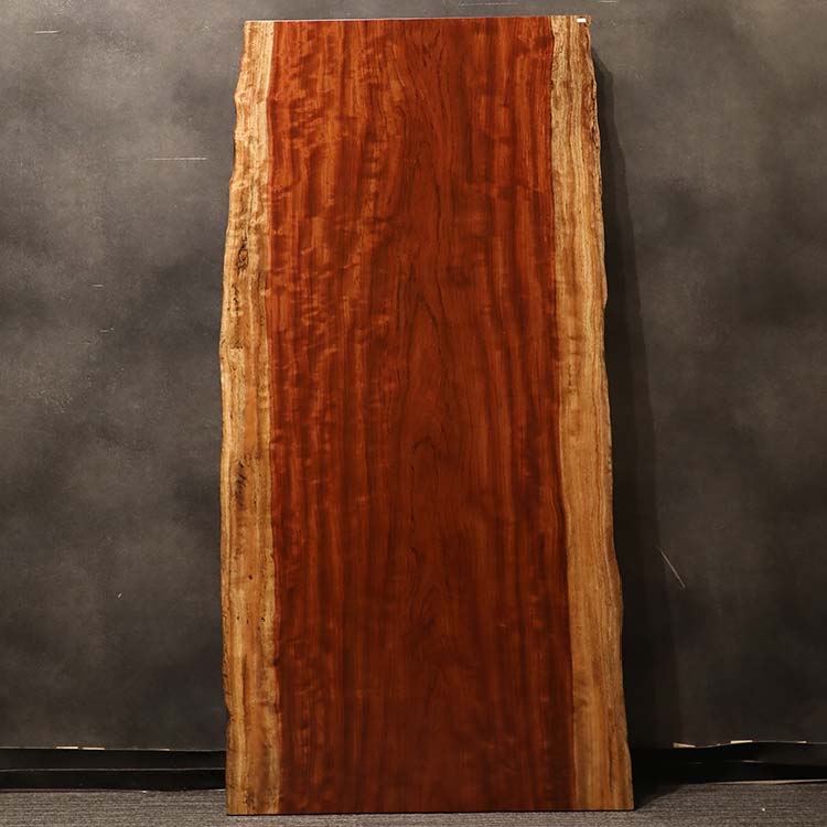 一枚板　ブビンガ(杢)　59-14-1　(W180cm)