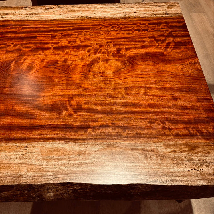 【SOLD OUT】一枚板　ブビンガ(杢)　59-14-2　(W200cm)