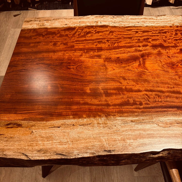 【SOLD OUT】一枚板　ブビンガ(杢)　59-14-2　(W200cm)