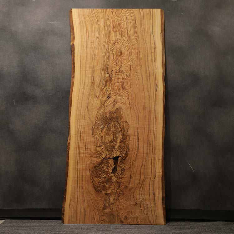 一枚板　タモ / 櫤(杢)　743-3　(W200cm)