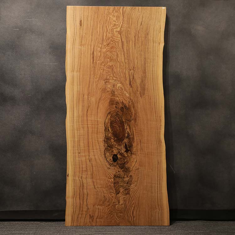 一枚板　タモ / 櫤(杢)　743-3　(W200cm)