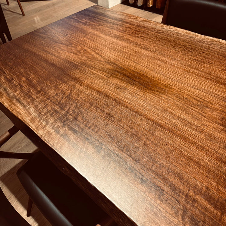 【SOLD OUT】一枚板　ウォールナット(杢)　KT-2-5　(W210cm)