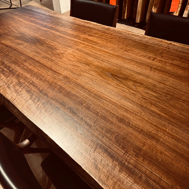 【SOLD OUT】一枚板　ウォールナット(杢)　KT-2-5　(W210cm)