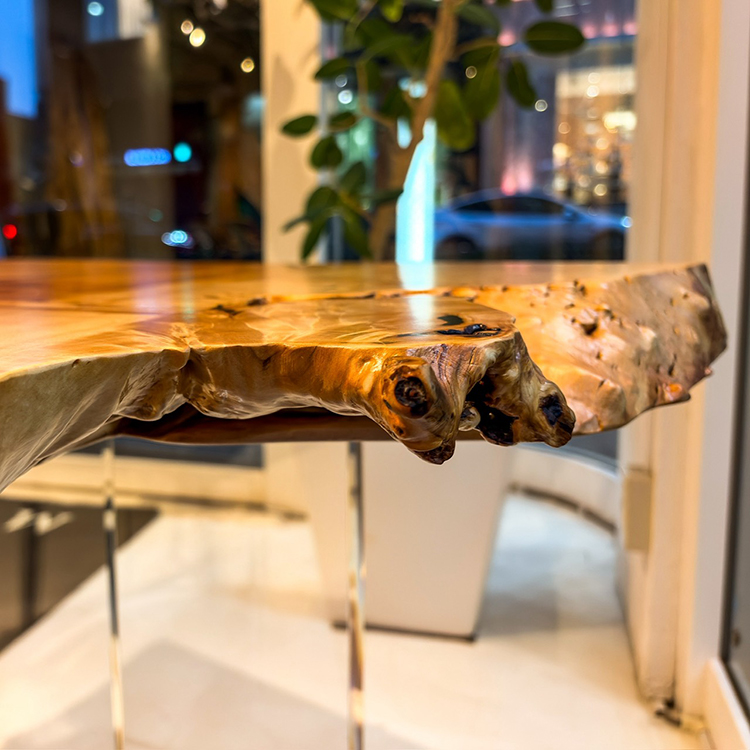 一枚板　トチ / 栃(杢)　K-CN-2106-6　(W280cm)