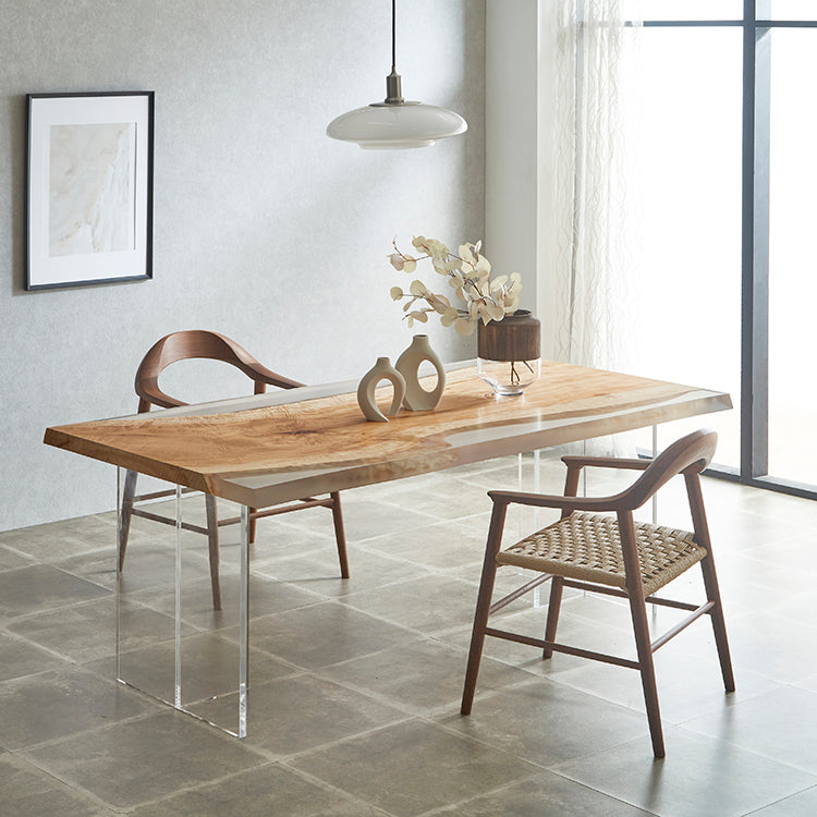 【ダイニング用】 T型アクリル脚Ⅱ　※2本1組