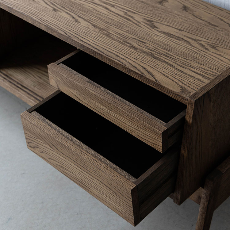 ライド テレビボード 200cm ミドルブラウン