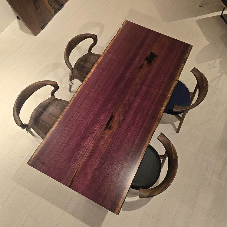 ハギ天板　パープルハート　652-1/2-11-1+11-2　(W180cm)