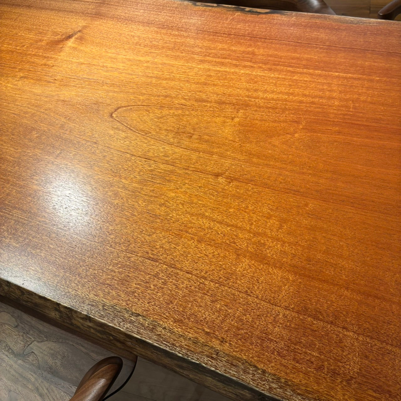 一枚板　アフリカンマホガニー　381-7-1　(W240cm)