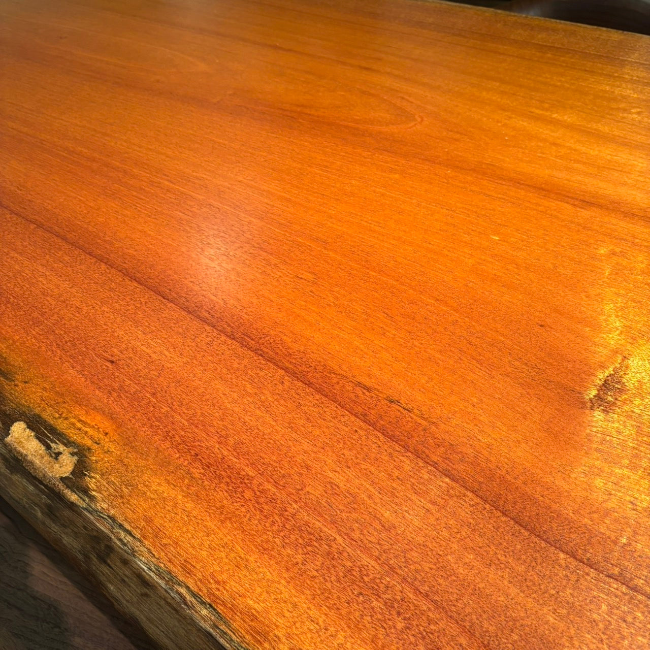 一枚板　アフリカンマホガニー　381-7-1　(W240cm)