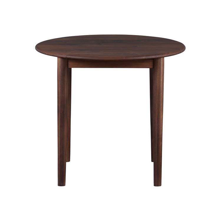 マルト ダイニングテーブル 幅80㎝ 丸 ウレタン塗装 ウォールナット