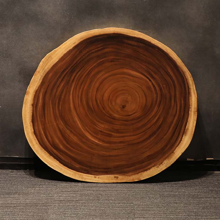 【SOLD OUT】一枚板　モンキーポッド　輪切り 134-A-8-4　(W116cm)